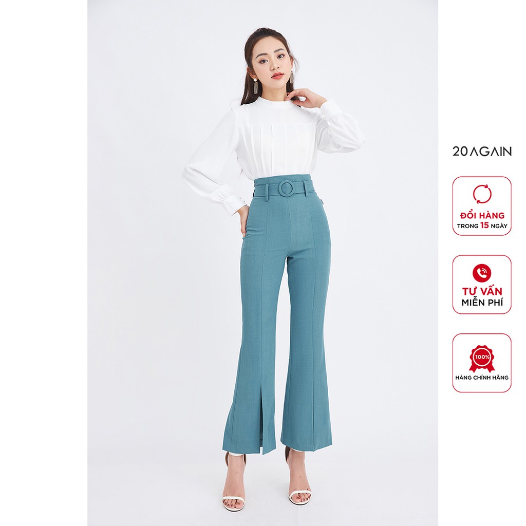 Áo sơ mi bấu ly thân 20AGAIN ASA0152