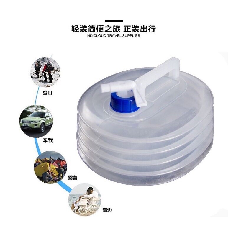 Bình Đựng Nước Giã Ngoại, Co Dãn Gấp gọn Tiện Dụng