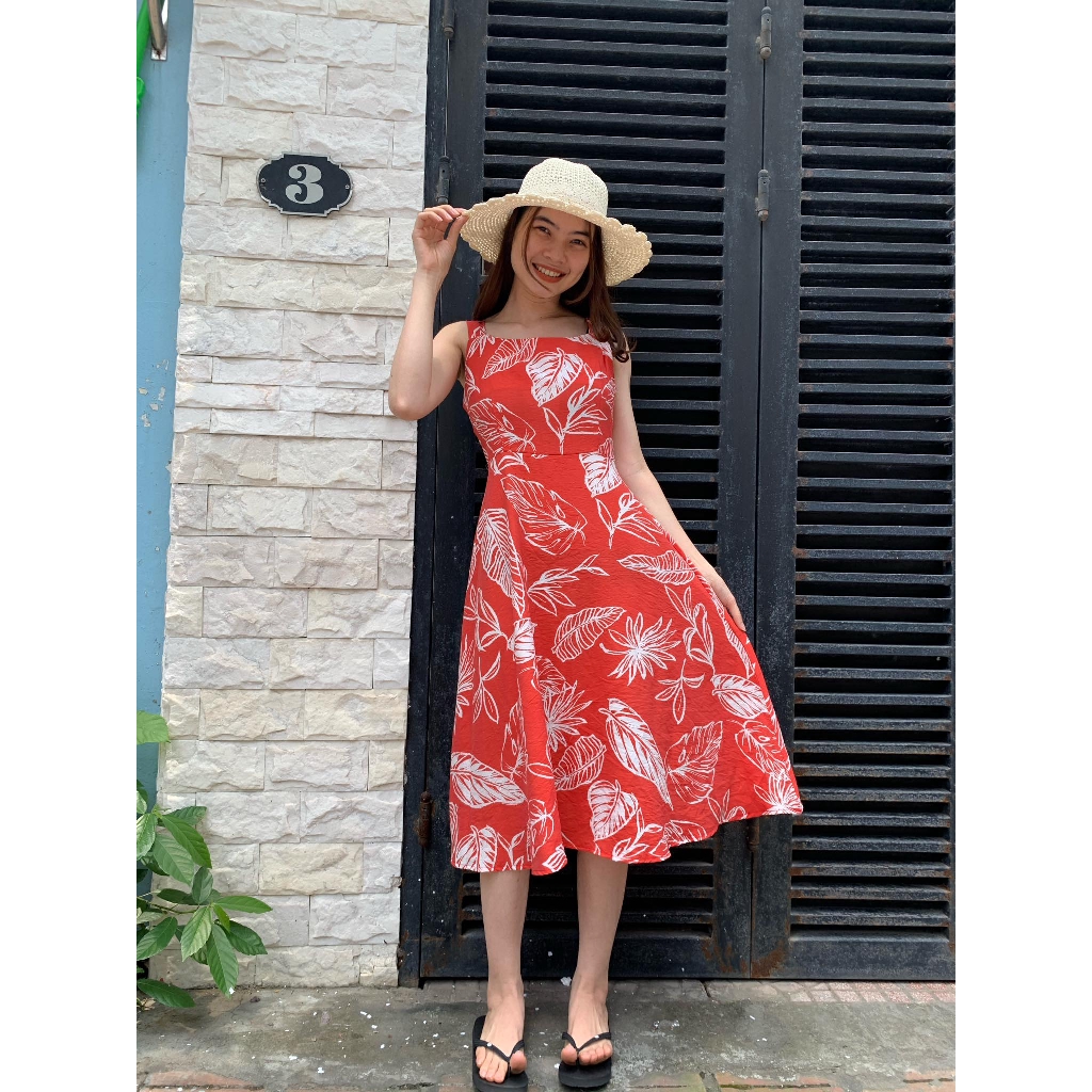 [Mã FATHANG5 giảm 10K đơn 50K] Đầm - váy đỏ đi biển hở lưng | BigBuy360 - bigbuy360.vn