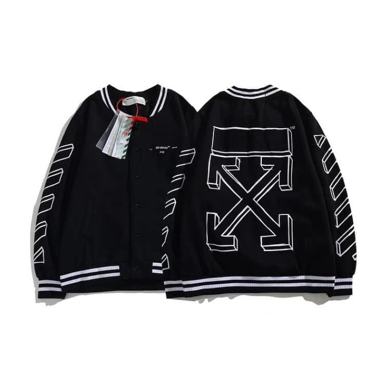 ÁO KHOÁC BOMBER OFF WHITE