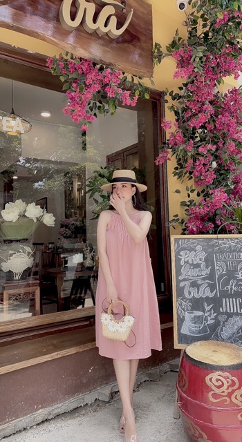 Váy đũi yếm chun ngực