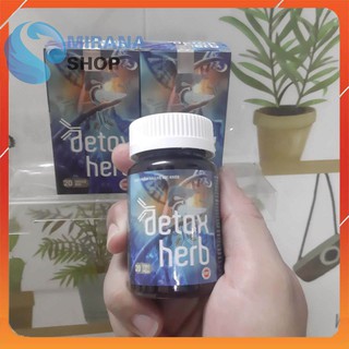 VIÊN UỐNG DETOXHERB - Diệt Ký Sinh Trùng Thanh Nhiệt Giải Độc Mát Gan Hơi Thở Thơm Mát - Chính Hãng Hộp 20 Viên