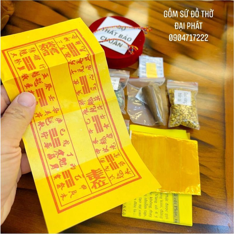 Bộ cốt thất bảo chuẩn bốc bát hương gia tiên