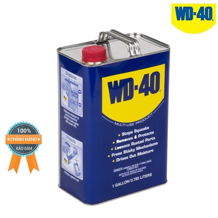 Chất Bôi Trơn Làm Sạch Thẩm Thấu Chống Ẩm Bảo Vệ WD-40 Loại 4 lít.