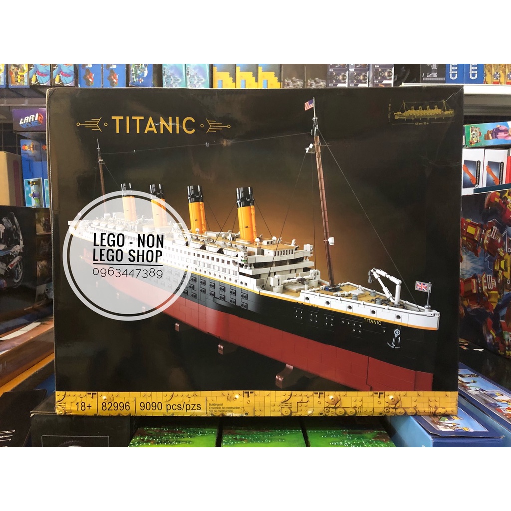Lắp Ghép Tàu Titanic Phiên Bản Lớn Leji 82996 K 6998
