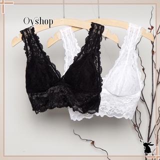 Áo bralette viền ren có mút h//m chuẩn xịn