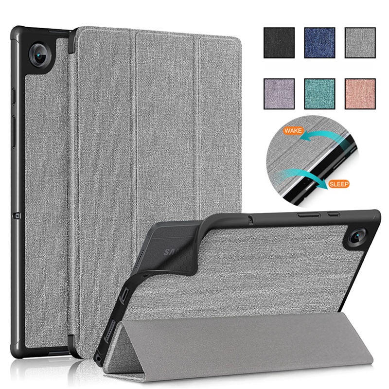 Bao Da Máy Tính Bảng Nắp Gập Tự Động Tắt/Mở Thông Minh Cho Samsung Galaxy Tab A8 2022 10.5" SM-X205 SM-X200 X200 X205