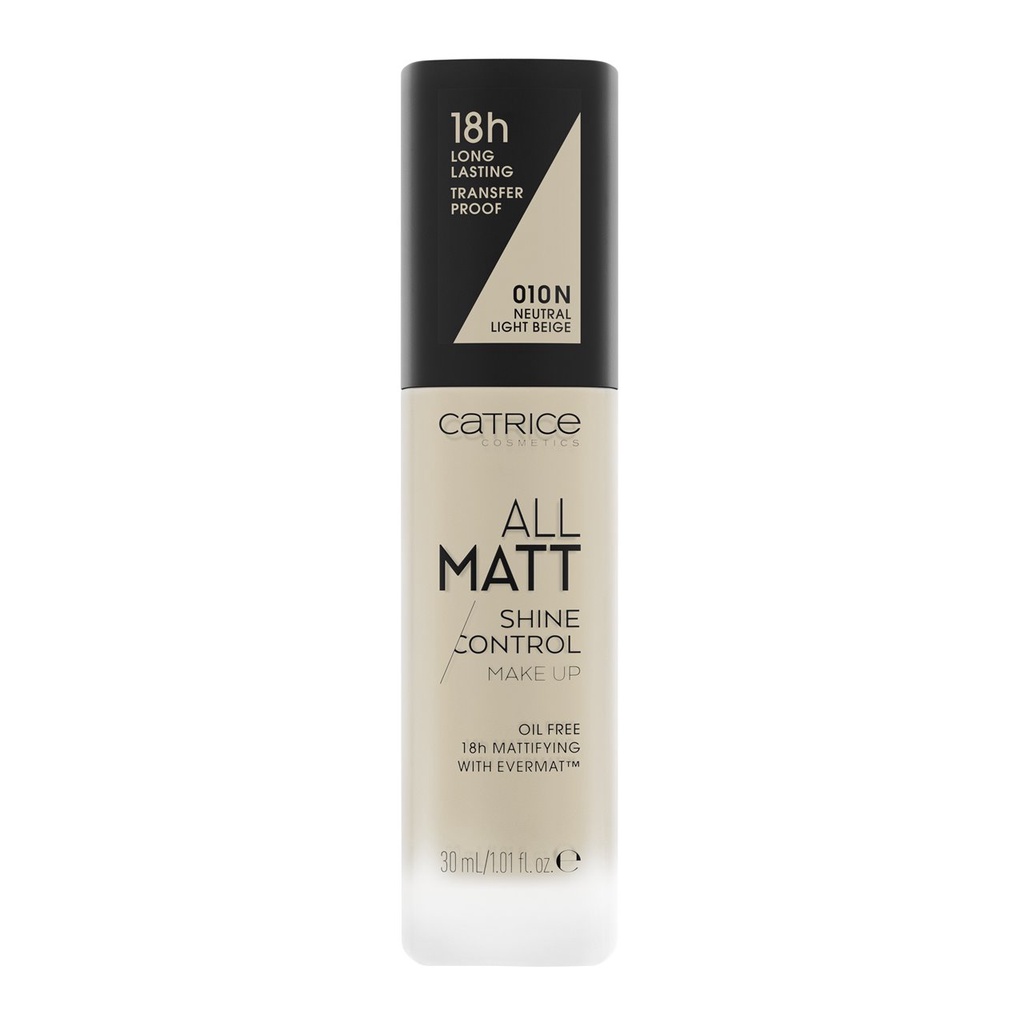 Kem Nền Catrice All Matt Shine Control Make Up 18h Long Lasting Transfer Proof