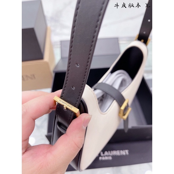 Túi xách Ýsl kẹp nách sz 25 chất da thật