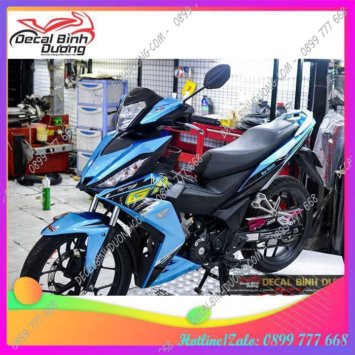 Tem Xe Winner V1 GTR Xanh Đen