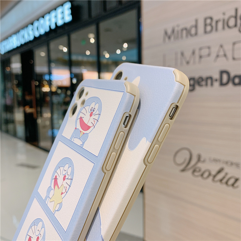 Ốp Lưng Mềm In Họa Tiết Doraemon Cho Iphone 12 Pro Max I11 X Xr 7 8 Plus | BigBuy360 - bigbuy360.vn