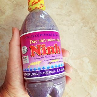 Đặc sản Mắm tôm Ninh Cơ chai 500ml .Mắm tôm Hải Hậu, Nam Định