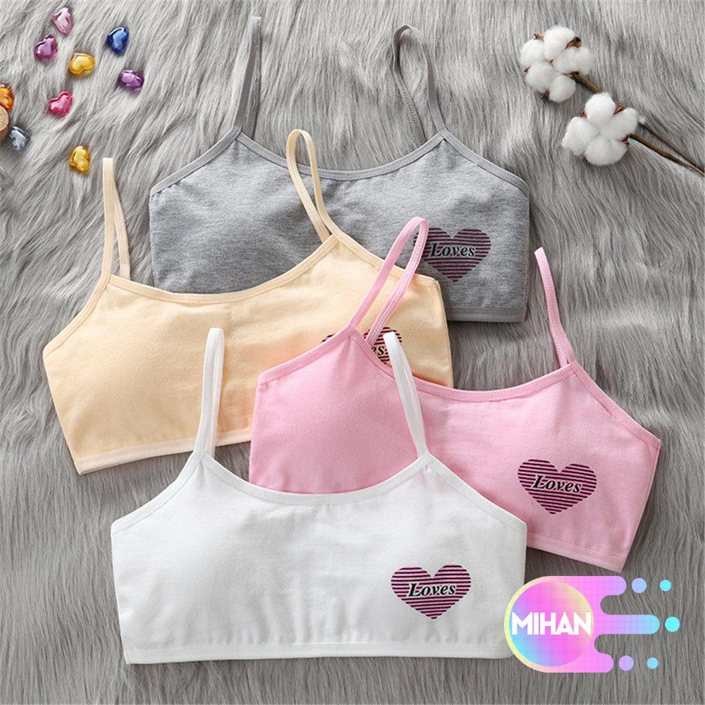 Áo lót hai dây họa tiết trái tim đáng yêu cho bé gái