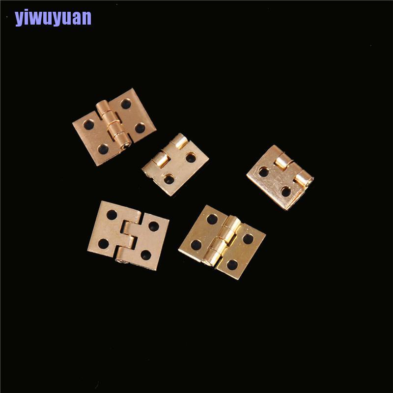Bộ 20 bản lề nhỏ bằng đồng dùng trang trí