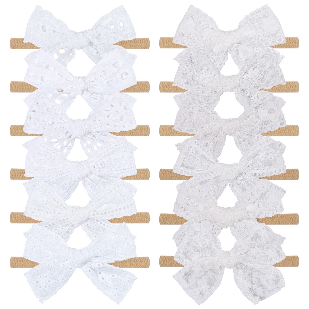 KIDSBOWS Set 10 Băng Đô Nơ Xinh Xắn Dành Cho Bé Gái