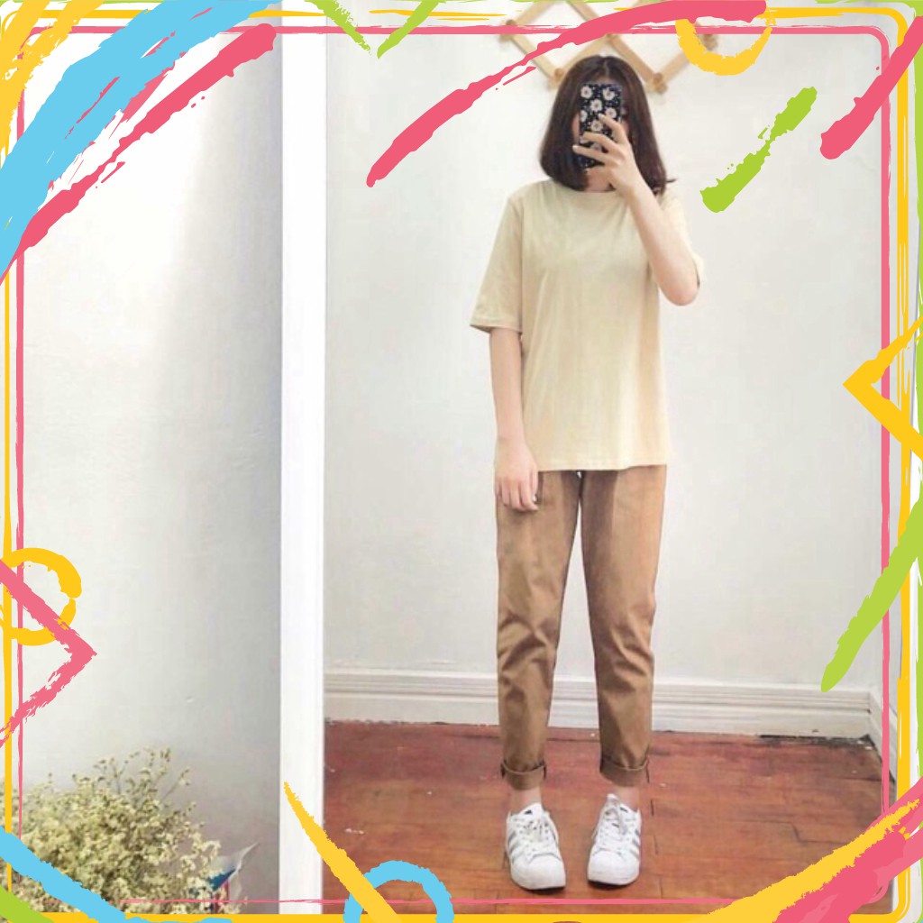 Quần ka ki xuông sắn ống | BigBuy360 - bigbuy360.vn