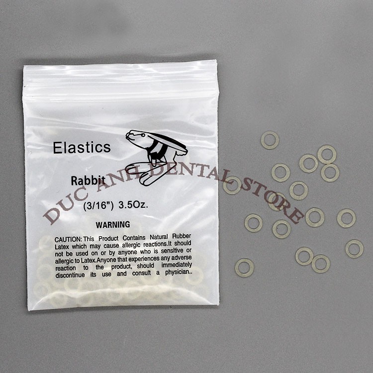 Chun liên hàm cho người niềng răng,nắn chỉnh răng, 100 chun/1 túi, chính hãng 100%