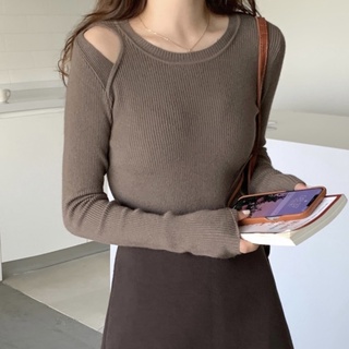 Áo len cut out