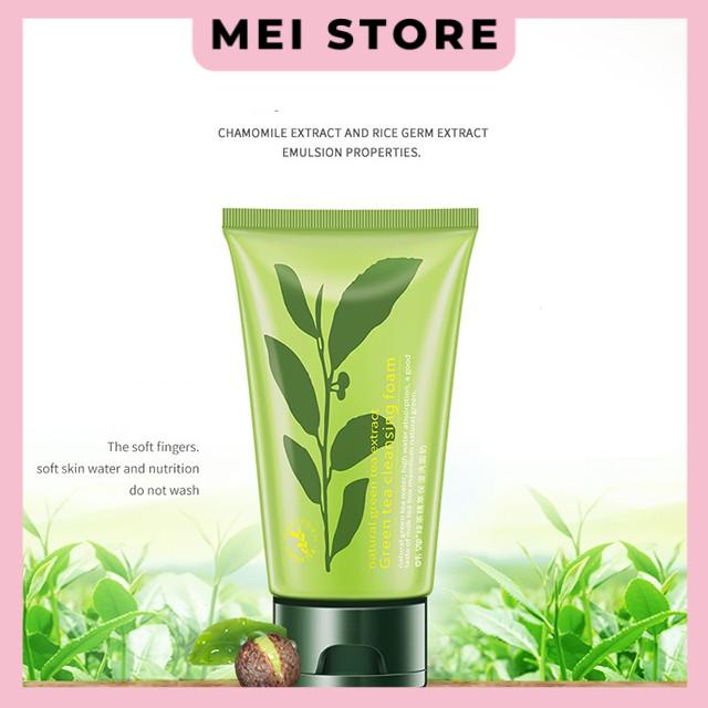 Sữa Rửa Mặt Trà Xanh ROREC 100g