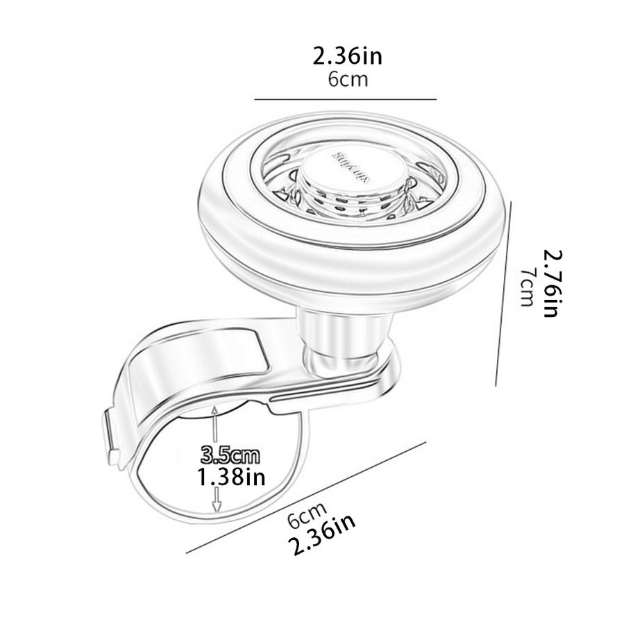 Nút xoay vô lăng chống trượt cho ô tô