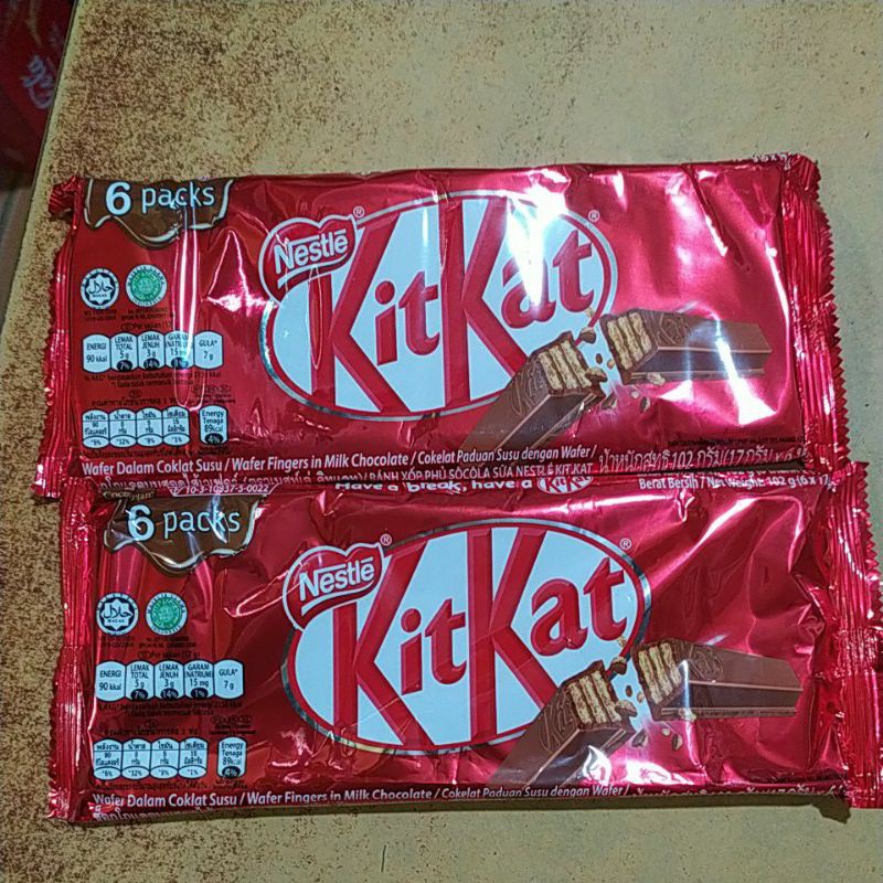 gói 6 thanh kẹo sô cô la kitkat ( sỉ đồ trẻ em)