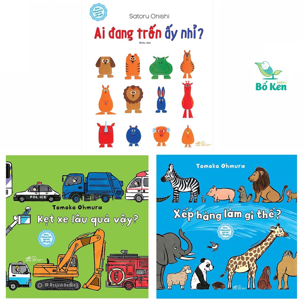 Bộ 3 Cuốn Sách: Kẹt Xe Lâu Quá Vậy - Xếp Hàng Làm Gì Thế? - Ai Đang Trốn Ấy Nhỉ?