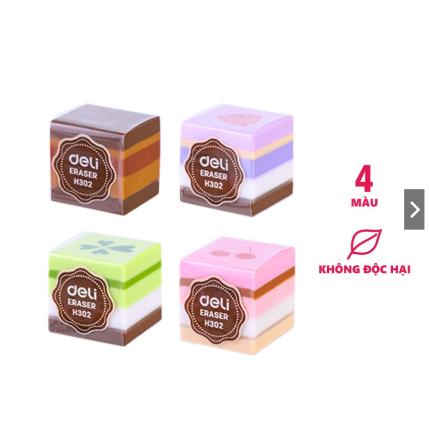 Tẩy màu Deli hình bánh ngọt -  - EH302