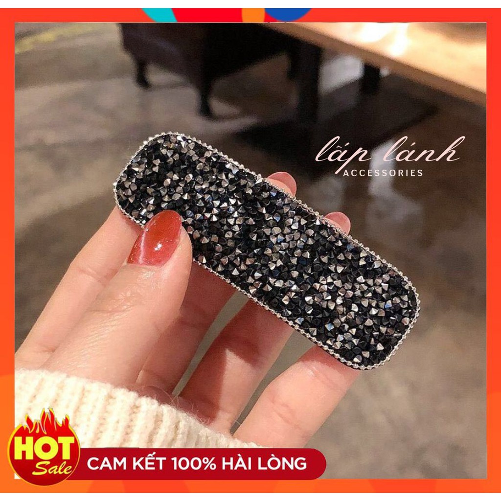 [Có sẵn] KẸP MÁI ĐÍNH ĐÁ JENNIE LẤP LÁNH TẠO KIỂU PHONG CÁCH HÀN QUỐC KM10