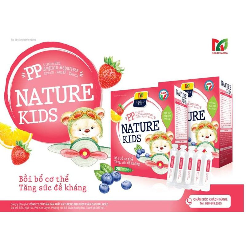 Siro ăn ngon NATURE KIDS giúp bé ăn ngon, giúp tiêu hoá tốt