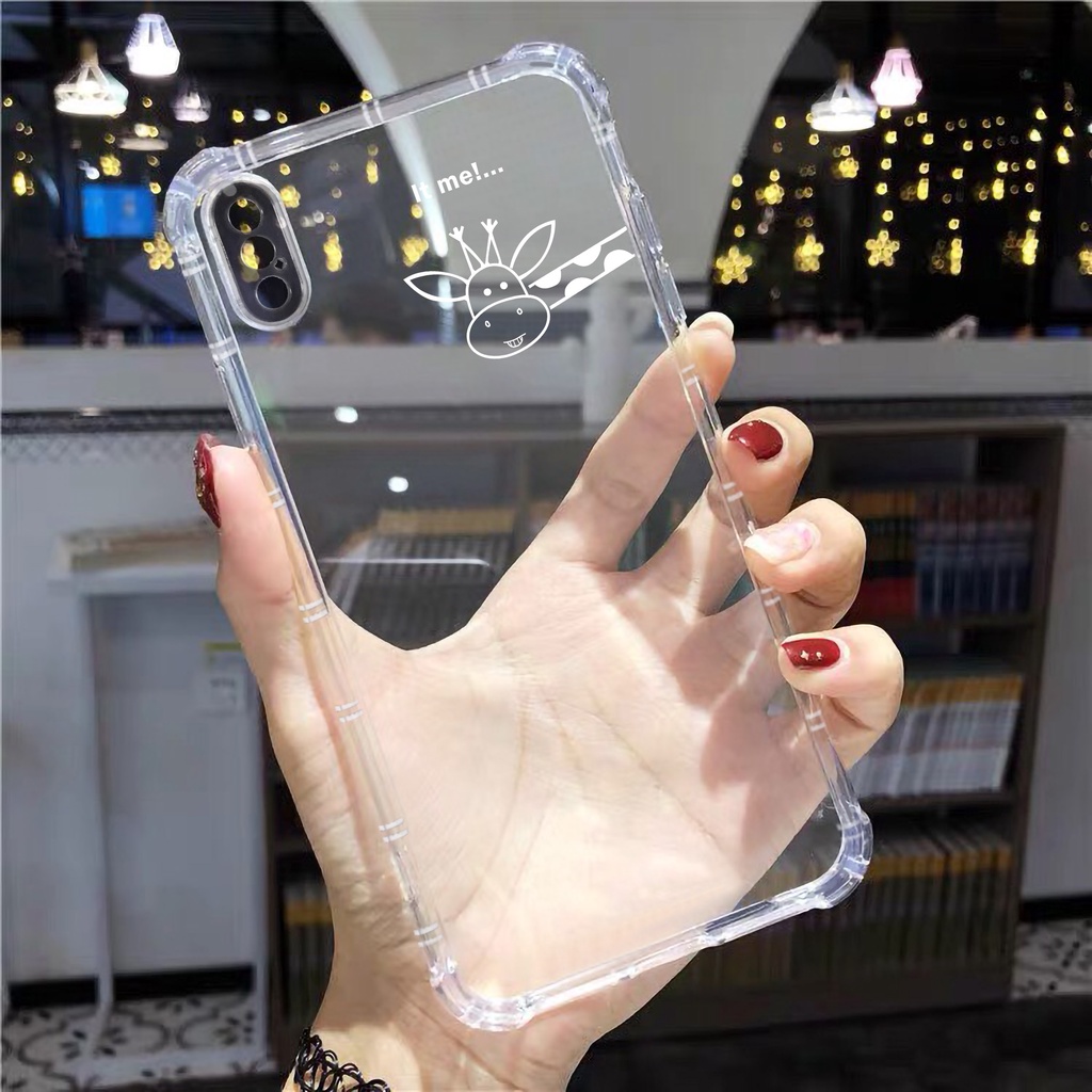 Ốp iphone hươu cạnh vuông bảo vệ màn hình cho iphone 14 13 pro max 11 12 pro max mini x xr xs max 6 s 7 8 plus