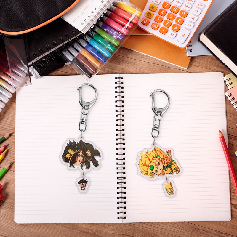 Móc chìa khóa hình các nhân vật trong phim hoạt hình Jojo Bizarre Adventure dễ thương bắt mắt