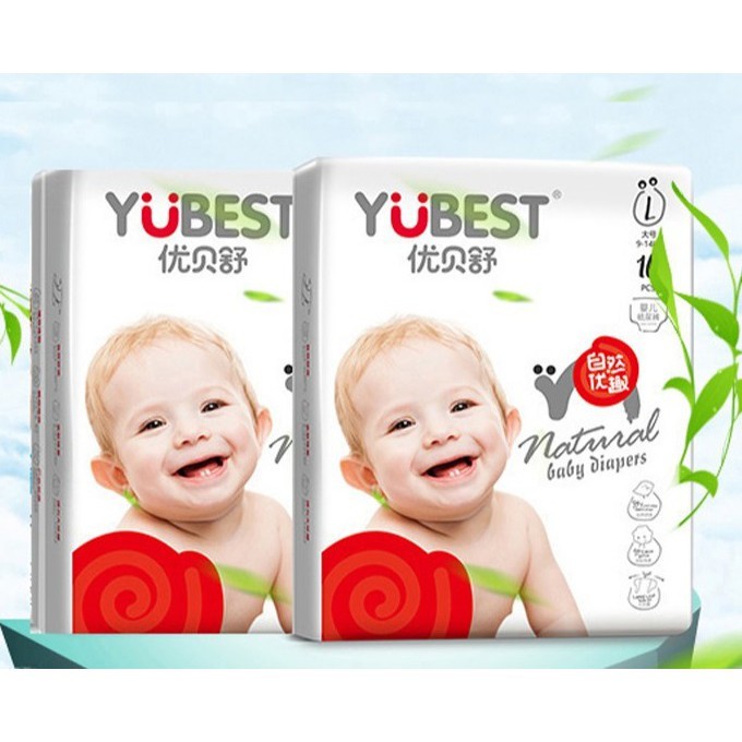 Bỉm Yubest Natura/ Yubest Angle dán/ quần nội địa Trung Quốc S132/M108/L96/XL84/XXL72/S90/M84/L78/XL72/XXL66