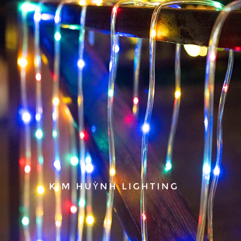 Dây đèn Led năng lượng mặt trời quấn cây chống nước 8 CHẾ ĐỘ NHÁY trang trí decor