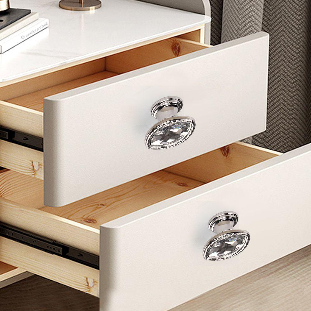 PISTA Tay Nắm Cửa Tủ Bằng Hợp Kim Kẽm Đính Pha Lê Sang Trọng