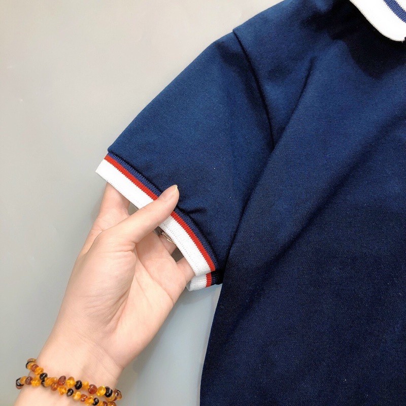 Váy polo dáng suông cổ viền thêu hình | BigBuy360 - bigbuy360.vn