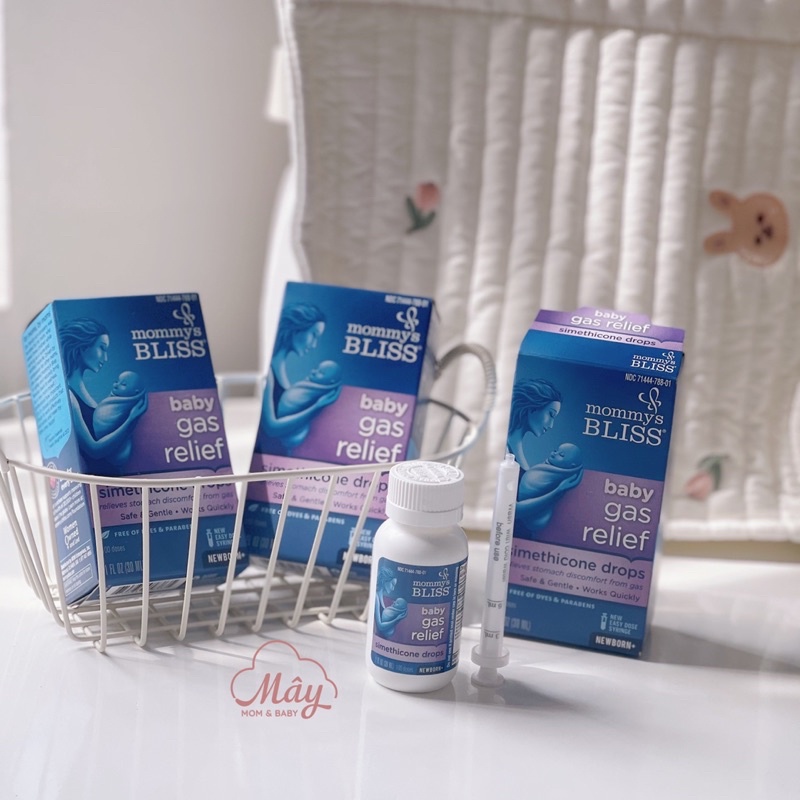 Siro tiêu gas cấp tốc cho bé từ sơ sinh giảm đầy hơi, colic Mommy’s Bliss - Mỹ