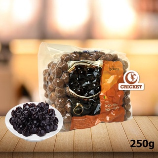 Trân Châu Đen Nấu Nhanh Cotra II (Túi 250g) Caramel làm trà sữa trân châu đen ngon, Nguyên Liệu Trà Sữa CRICKET