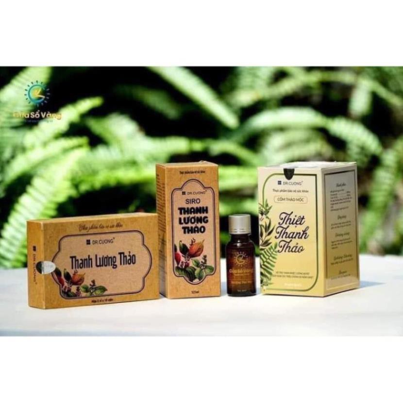 Cửa Sổ Vàng Combo Bảo Vệ Sức Khỏe 1 Thanh Lương Thảo, 1 Tinh Dầu, 1 Thiệt Thanh Thảo