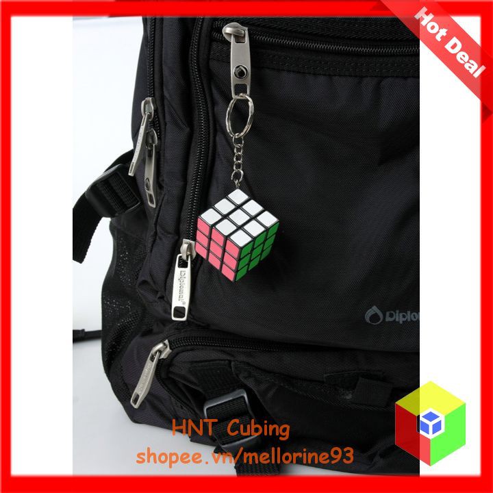 Rubik Mini 3.0 cm Khối Lập Phương 3 Tầng HNT Cubing