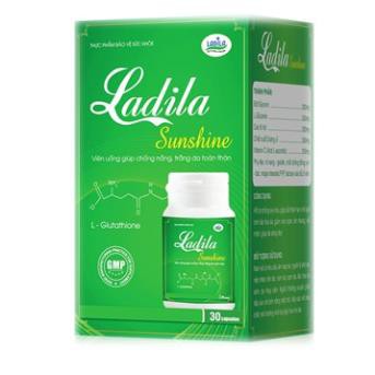 Free Ship - Ladila Sunshine-Hỗ trợ làm chậm quá trình lão hoá da, hỗ trợ hạn chế nám da, sạm da, giúp làm sáng da