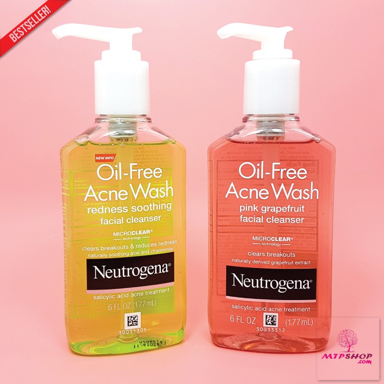 Sữa Rửa Mặt Neutrogena Oil Free Acne Wash