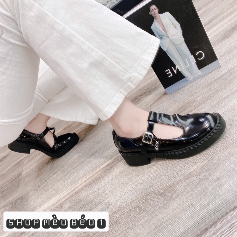 Giày prd cách điệu quai ngang vintage fullbox