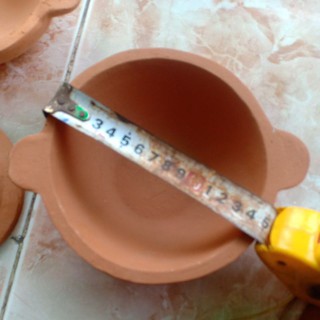 nồi đất 1c :5-15cm có quai
