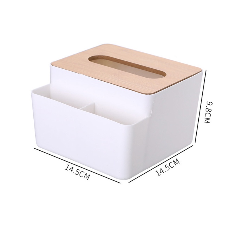 Ossayi Hộp gỗ đựng khăn giấy đa năng