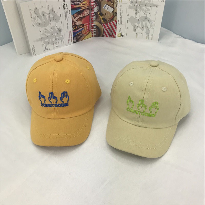 Mũ Bóng Chày Màu Trơn Thời Trang Cho Bé Trai Và Bé Gái