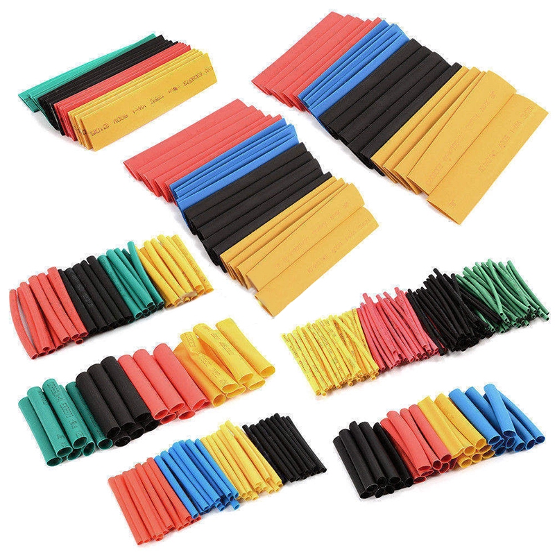 Set ống co nhiệt bảo vệ thiết bị điện an toàn nhiều màu sắc