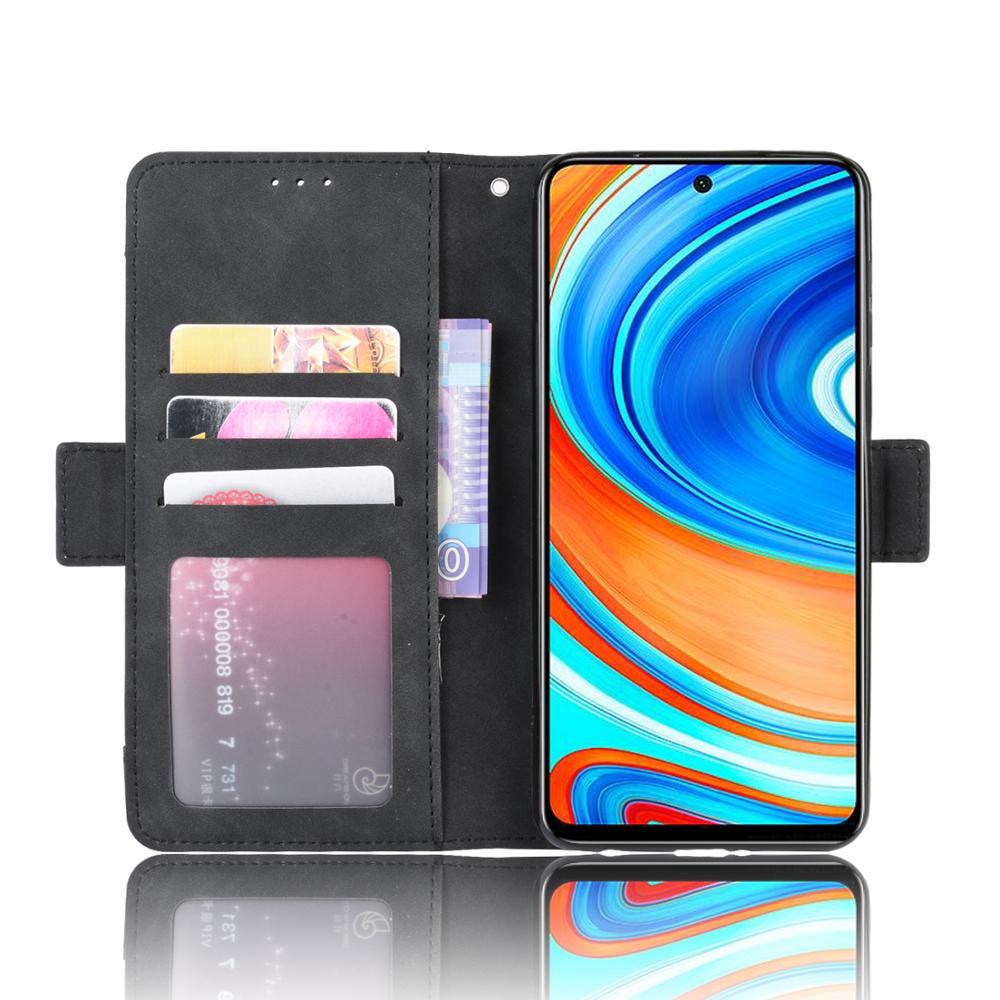 Bao da điện thoại có ngăn để thẻ đa năng cho Xiaomi Redmi Note 9s