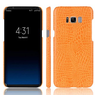 Ốp điện thoại cứng in vân da cá sấu Samsung galaxy S8 Plus