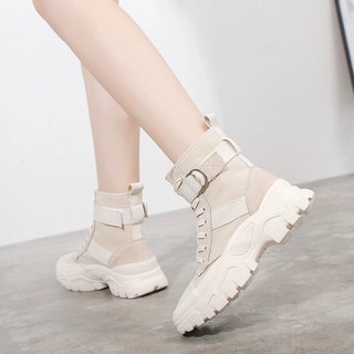 Boots chiến binh cổ lửng siêu chất QC2109  (sẵn -ảnh thật)