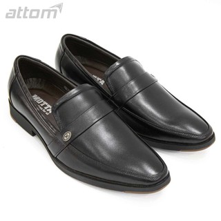 Giày Tây Nam ATTOM Da Bò Cao Cấp Mũi Nhọn Quai Ngang Đính Khoen - MSP : MM3023